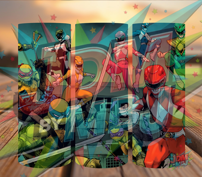 Inspirado en las impresiones de sublimación de las Tortugas Ninja Adolescentes