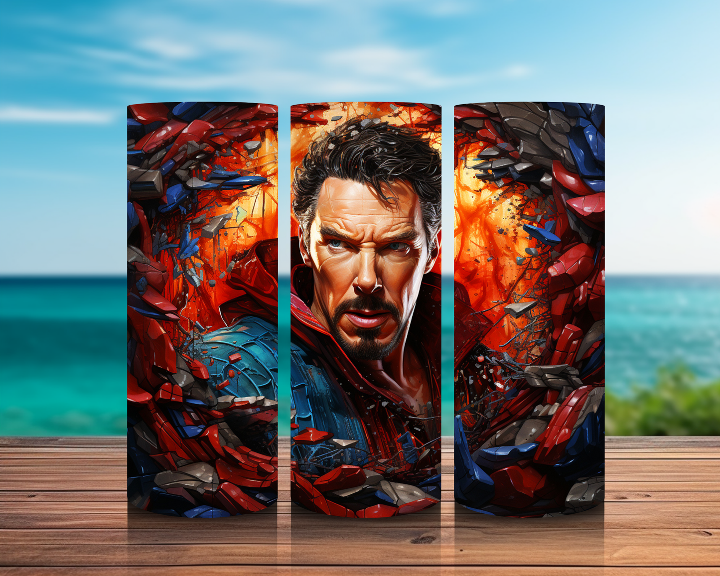 Inspirado en superhéroes 3D en impresiones de sublimación de pared