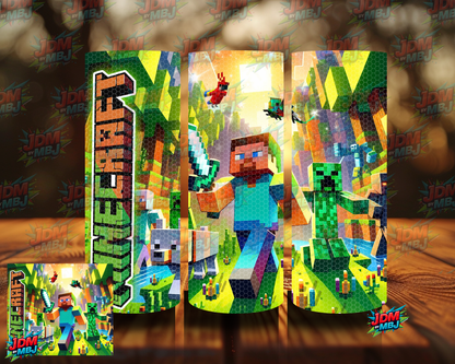 Rhinestone Minecraft 20oz Sublimation Prints