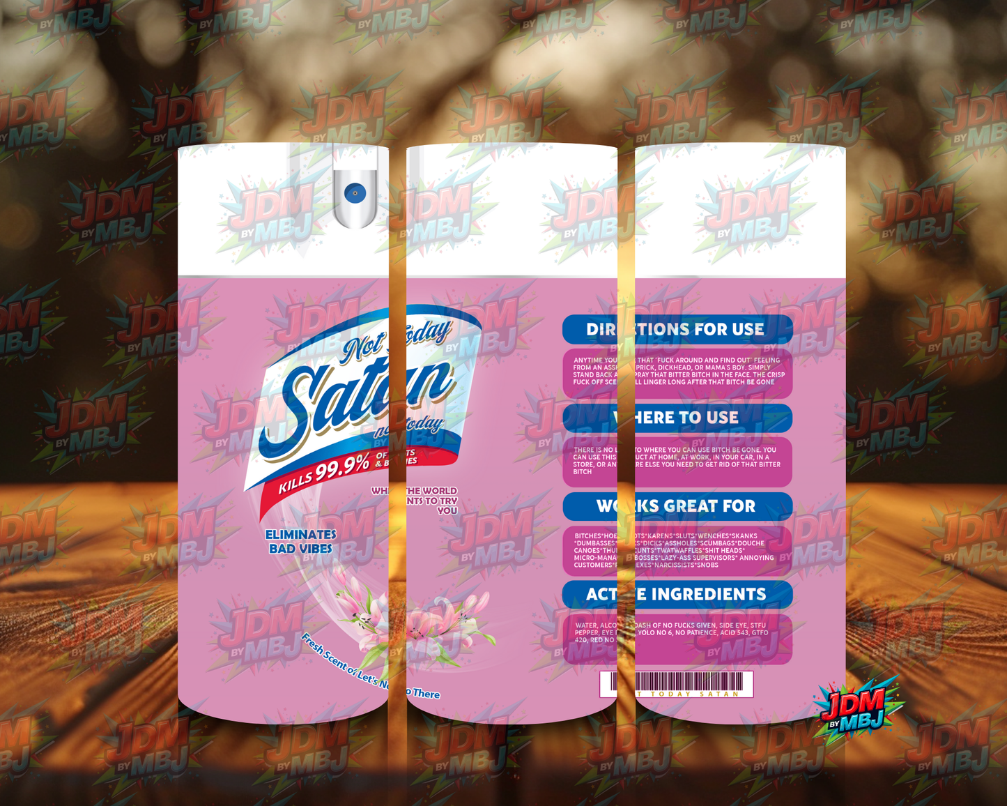 Inspired by Not Today Satan Sublimation Prints