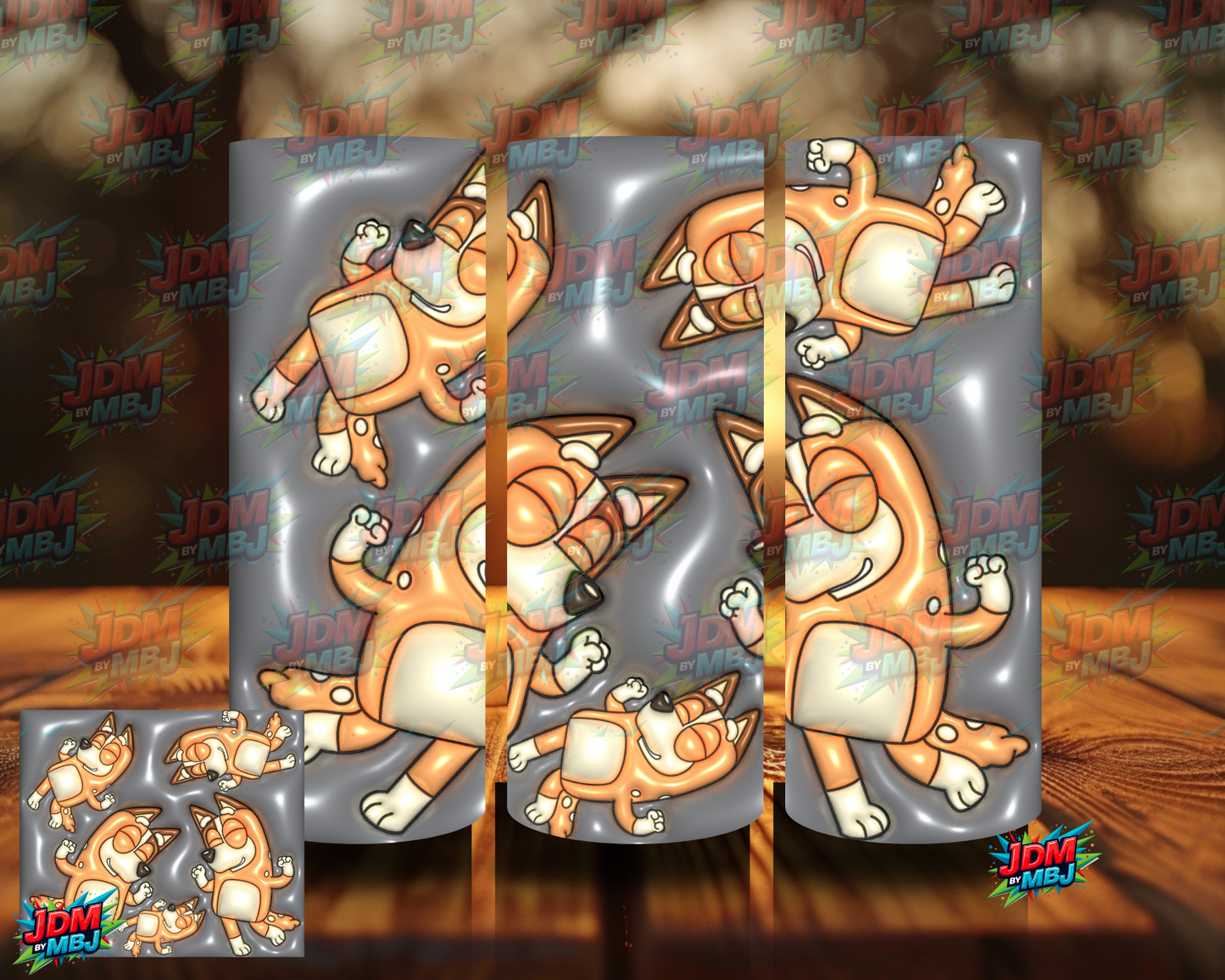 Inspired by Bluey Sublimation Prints