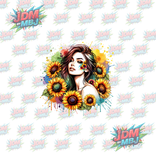 Iron On - Tattoo Girl DTF