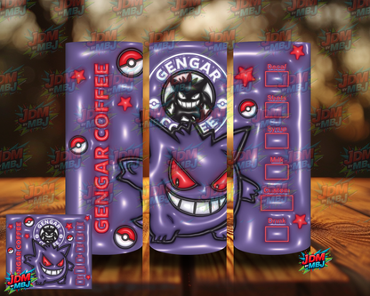 Bubble Style "Coffee" Sublimation Prints