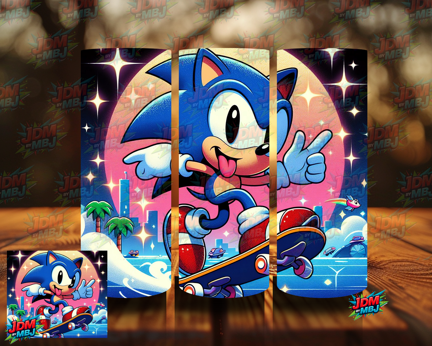 Inspired by Sonic The Hedgehog Sublimation Prints