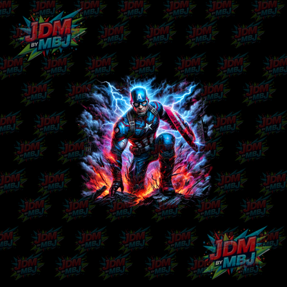 Iron On - Superhero Halftone DTF