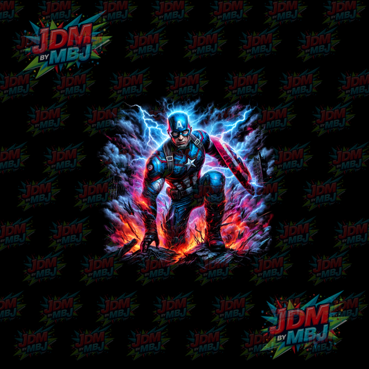 Iron On - Superhero Halftone DTF