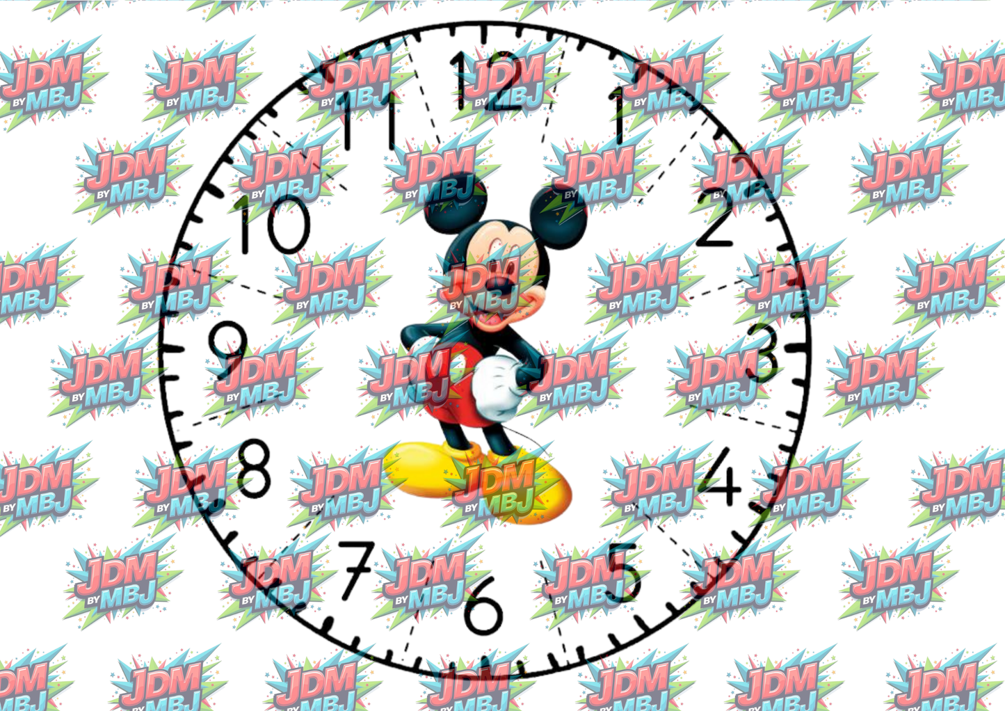 Clock Sublimation Prints- Inspired by Disney, Stitch & More