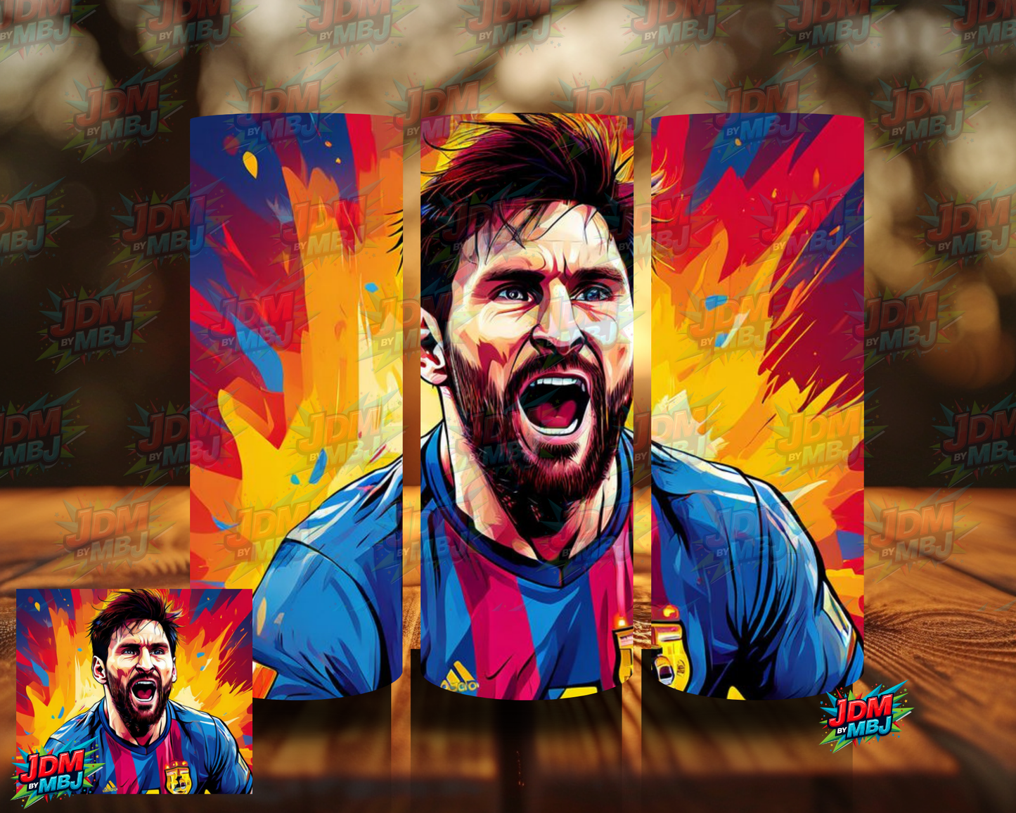 Inspired by Messi Soccer Player Sublimation Prints