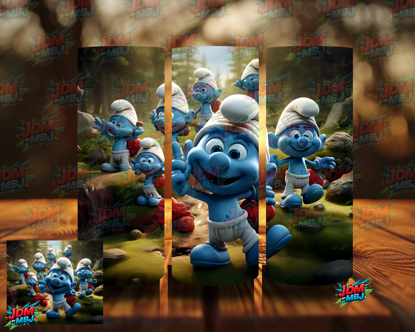 Inspired by Smurf's Sublimation Prints