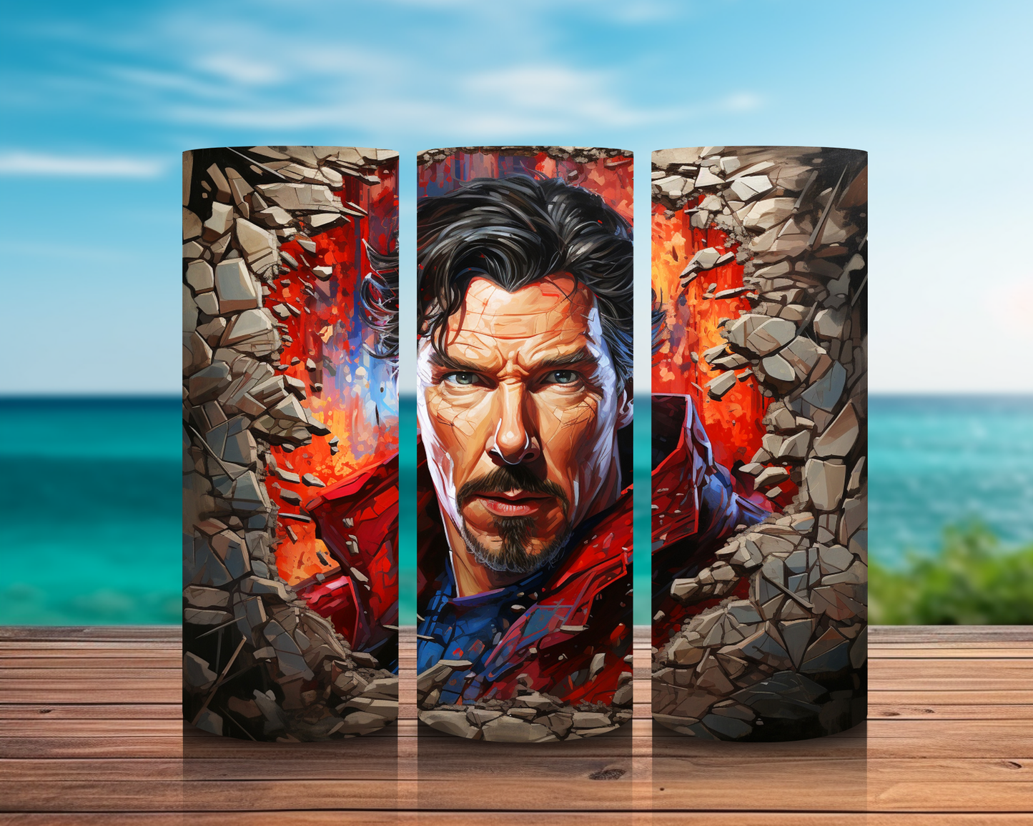 Inspirado en superhéroes 3D en impresiones de sublimación de pared