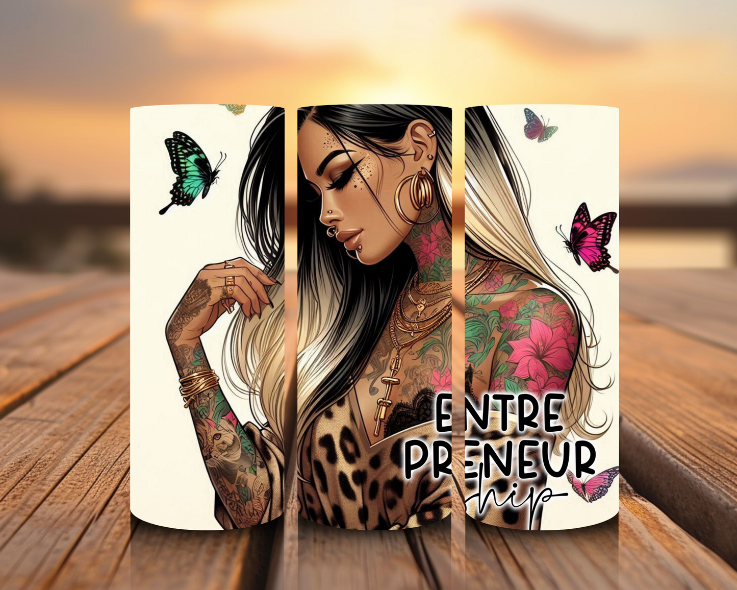 Inspirado en las impresiones de sublimación de Tattoo Girl
