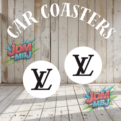 Juego de 2 posavasos para coche fabricados