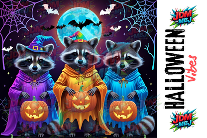 Inspirado en las impresiones de sublimación de Halloween