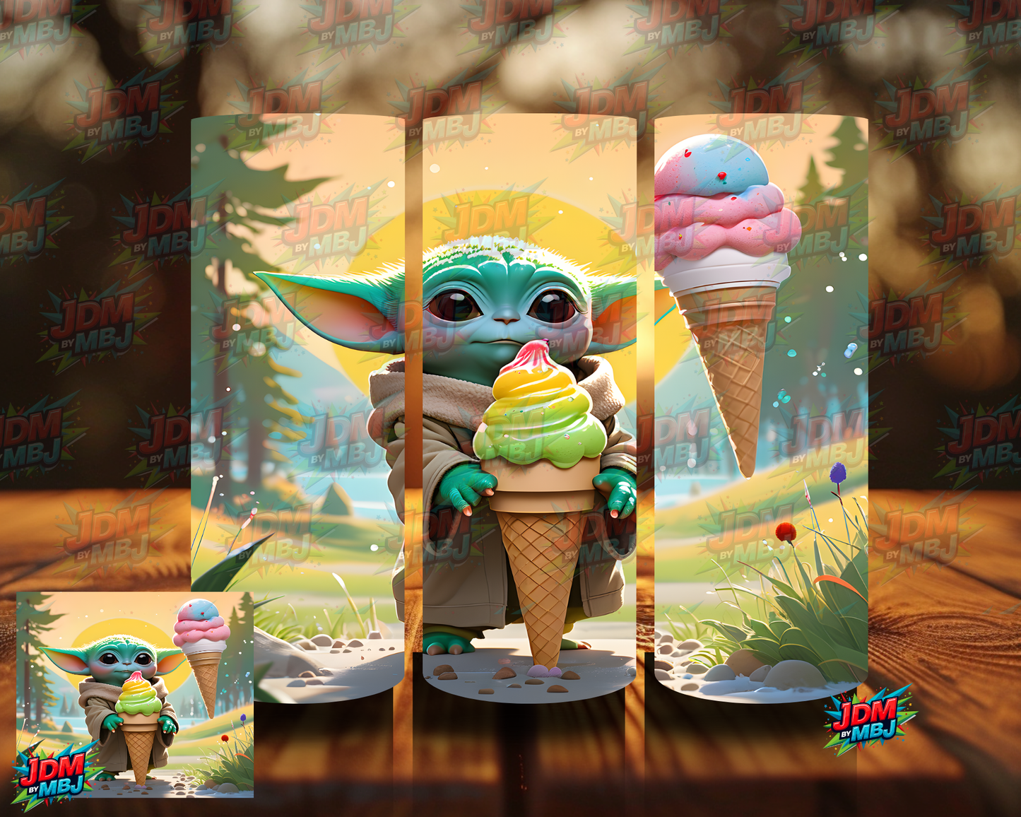 Inspired by Yoda Sublimation Prints