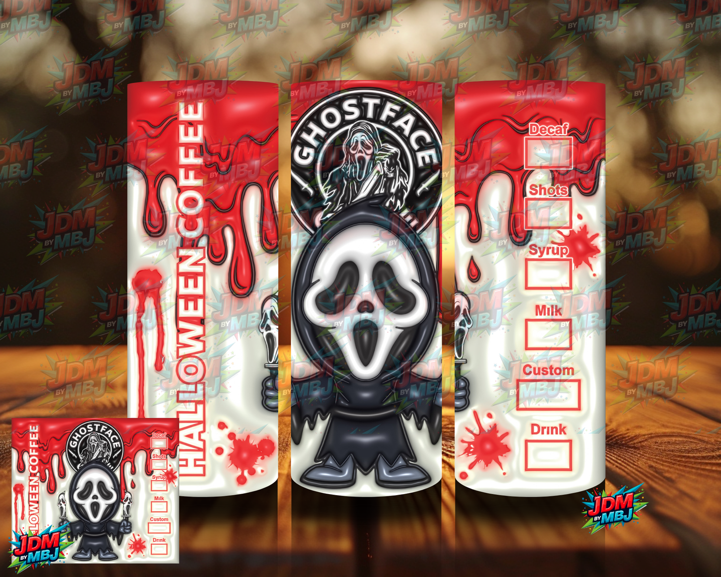 Bubble Style "Coffee" Sublimation Prints