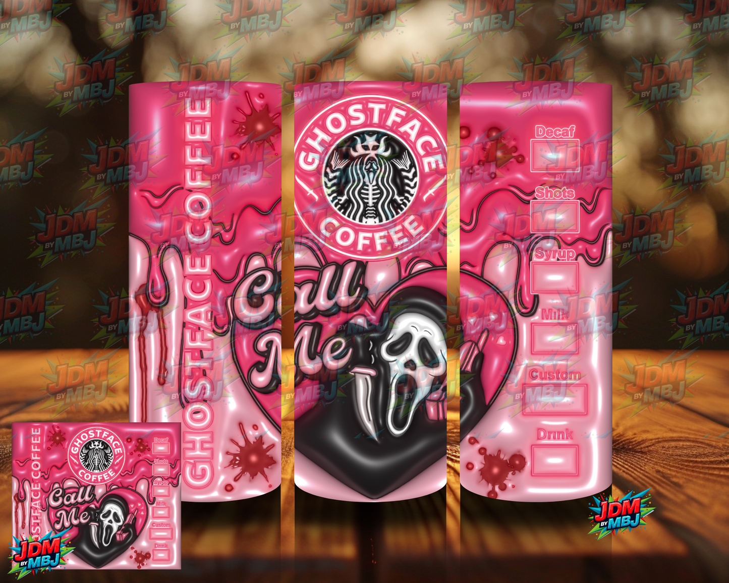 Bubble Style "Coffee" Sublimation Prints