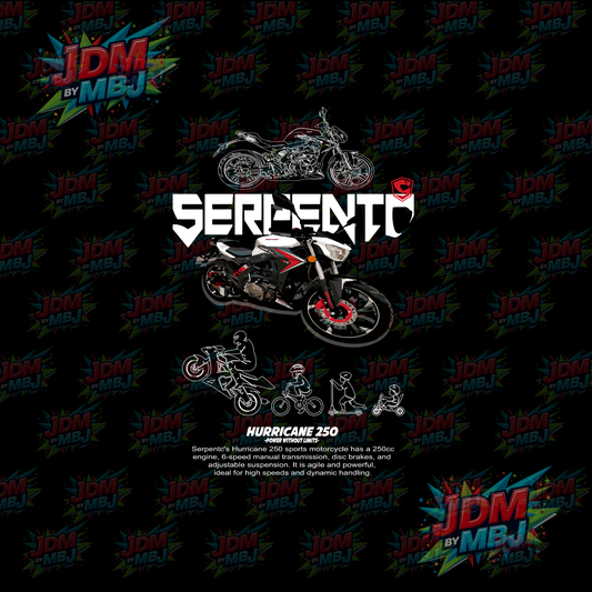 Iron On - Motorcycle  DTF