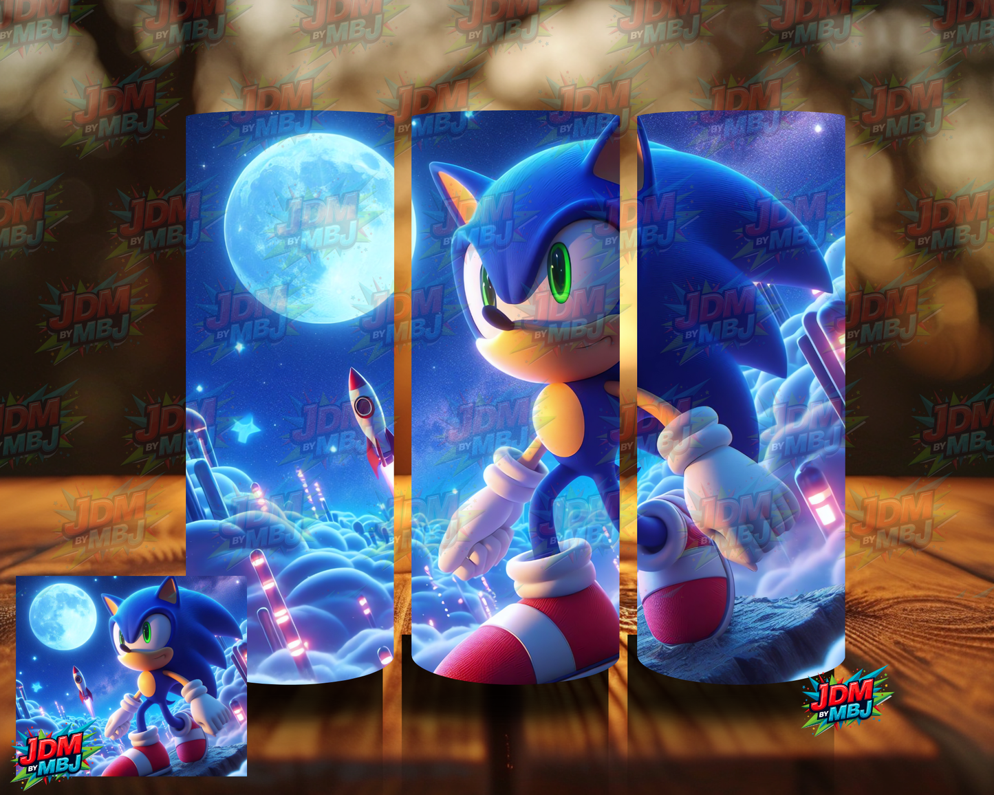 Inspired by Sonic The Hedgehog Sublimation Prints