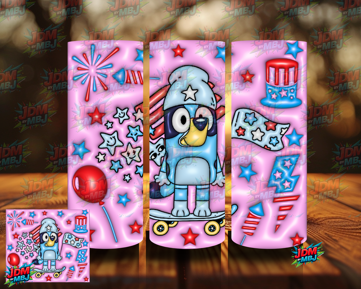 Inspired by Bluey Sublimation Prints