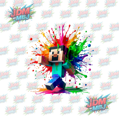 Iron On - Inspired Disney Colour Splash DTF 20cm