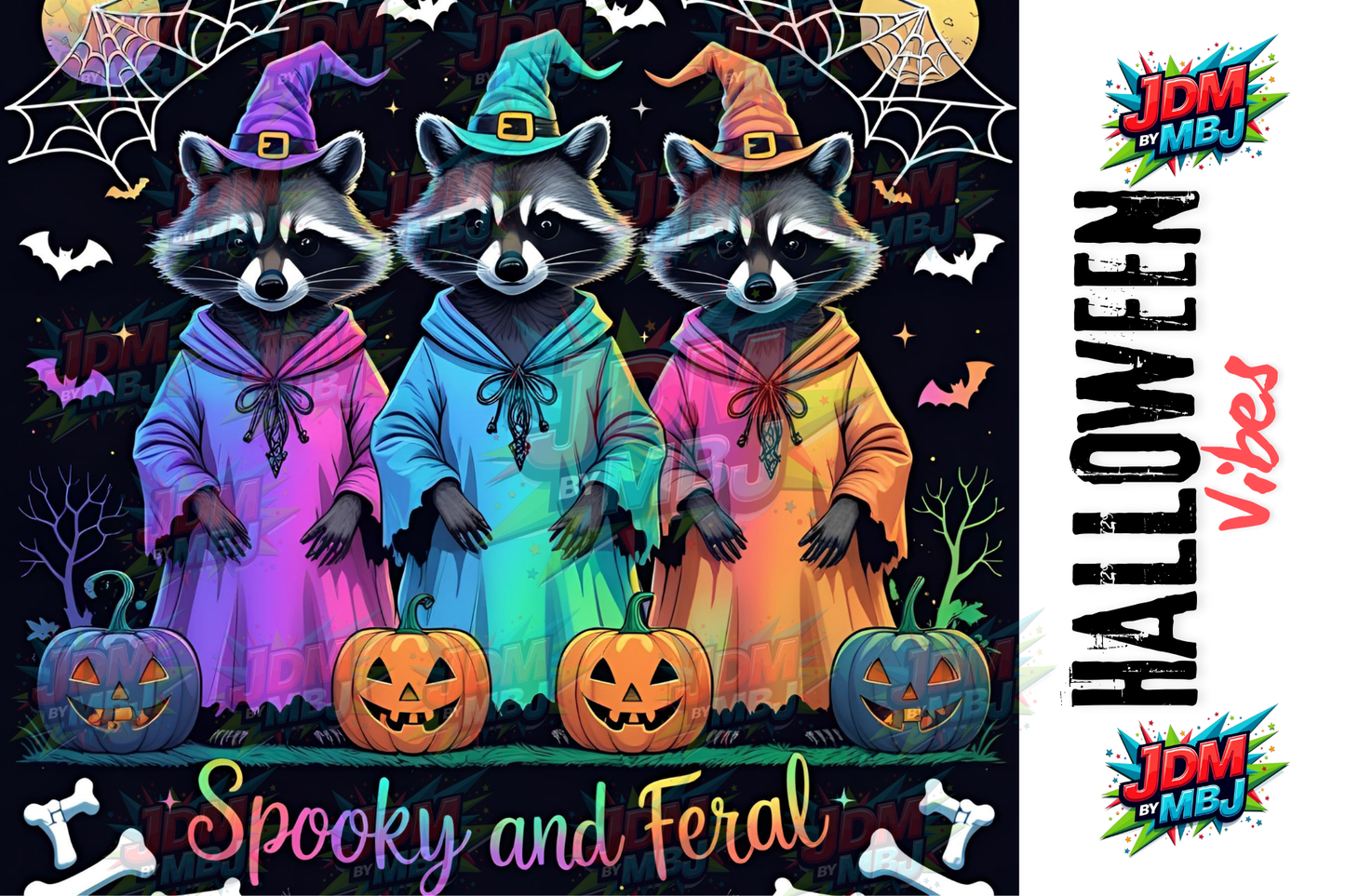 Inspirado en las impresiones de sublimación de Halloween
