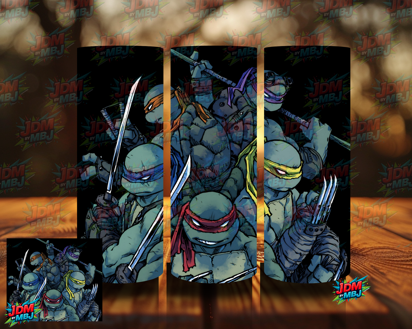 Inspired by Teenage Ninja Turtle Sublimation Prints