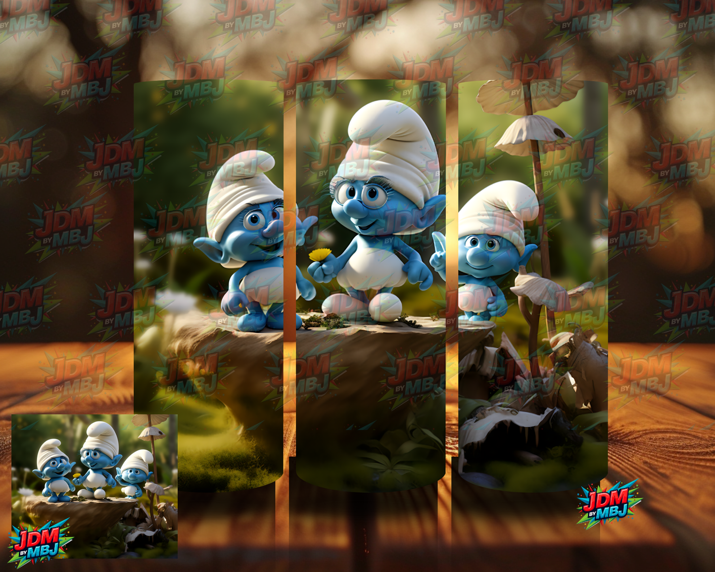 Inspired by Smurf's Sublimation Prints