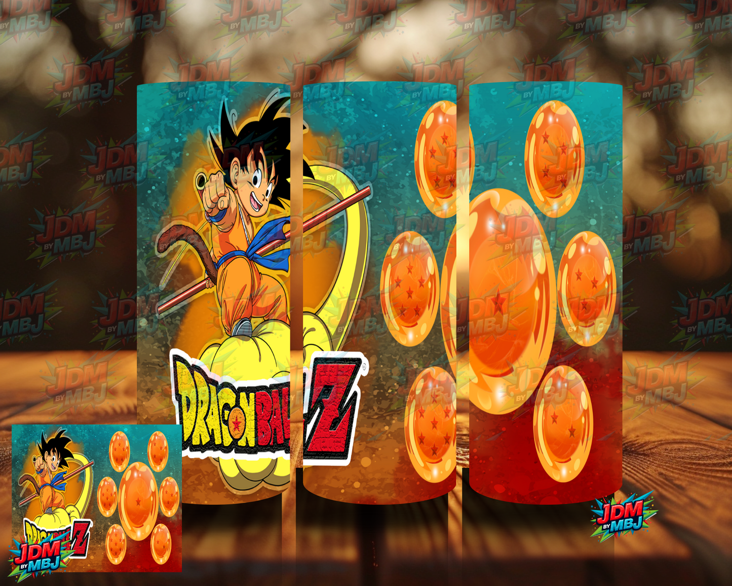 Inspired by Dragon Ball Z Sublimation Prints