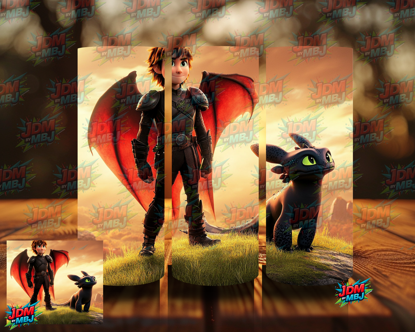 Inspired by Toothless Sublimation Prints