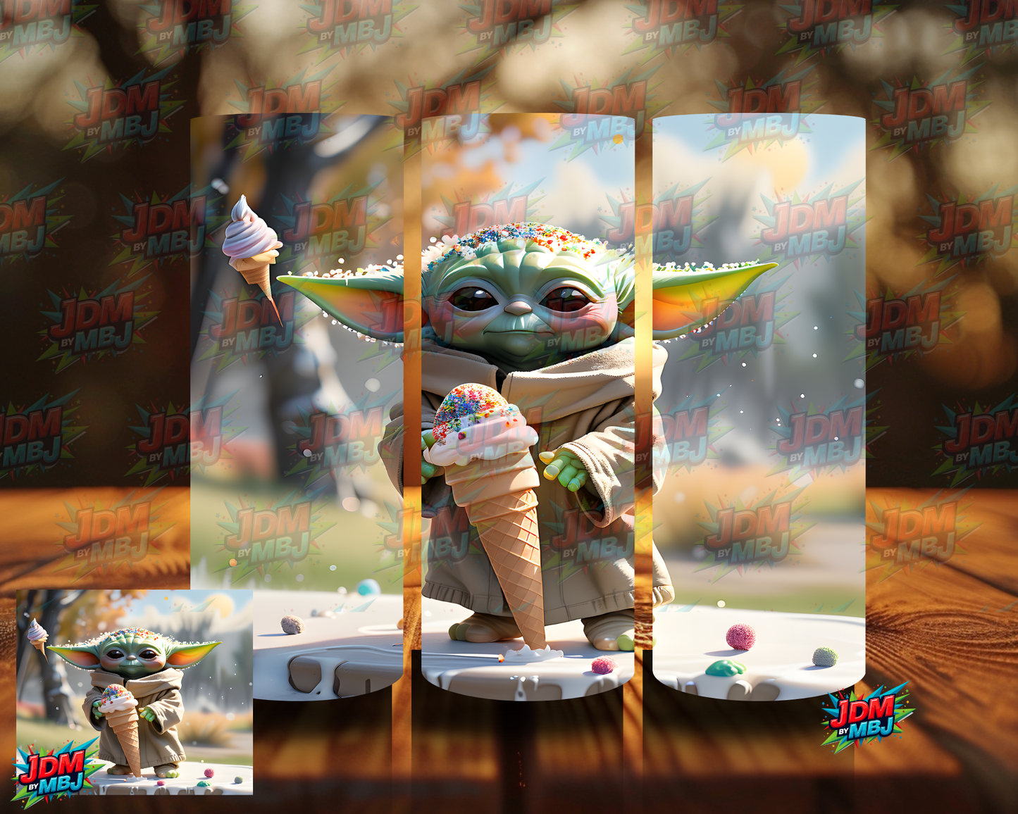 Inspired by Yoda Sublimation Prints