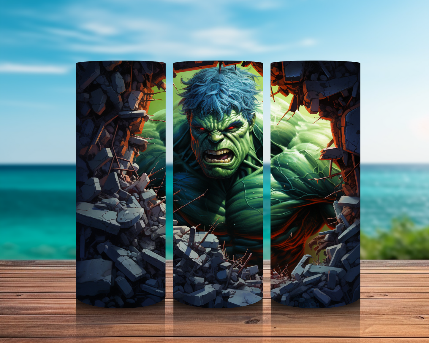 Inspirado en superhéroes 3D en impresiones de sublimación de pared