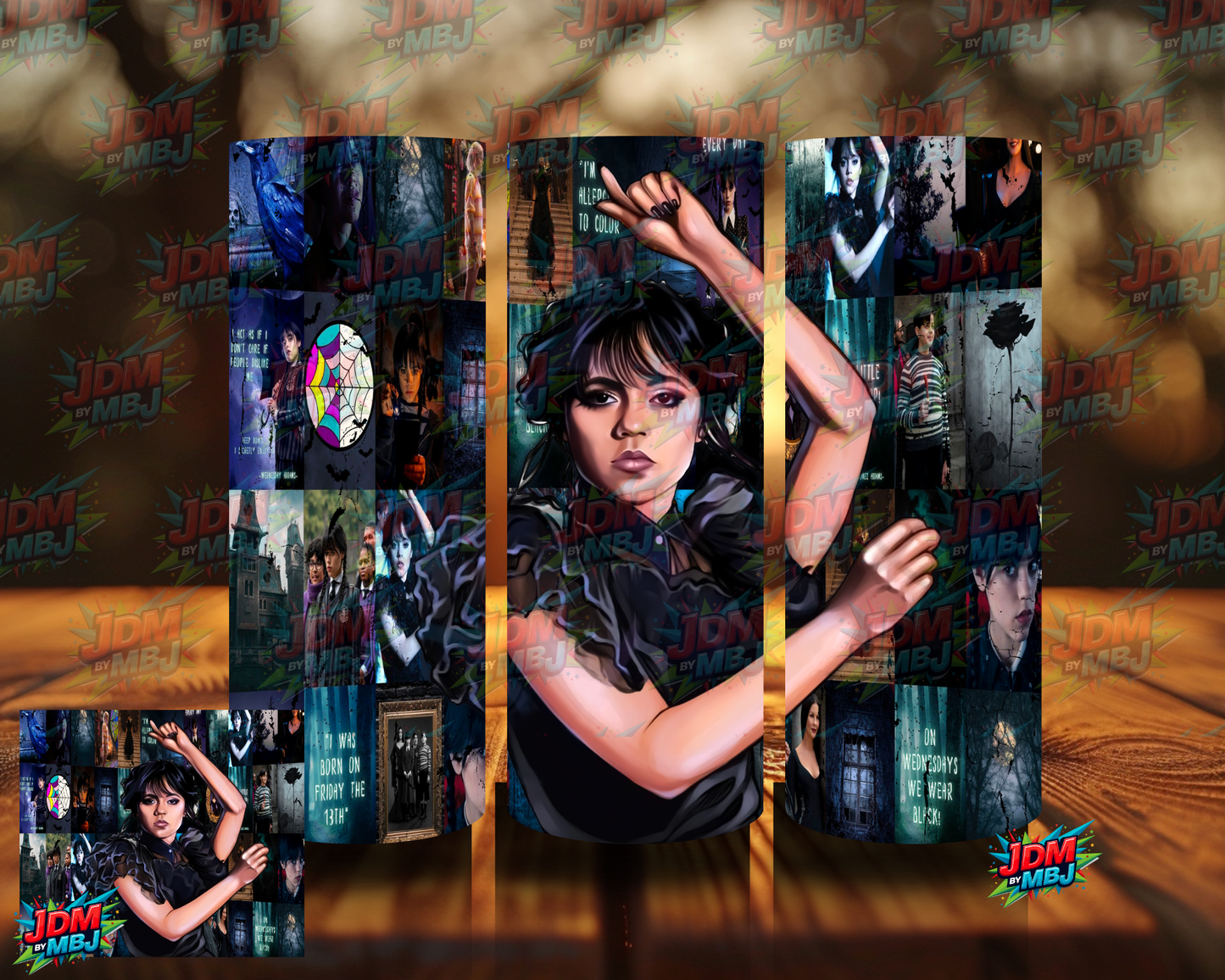 Inspired by Wednesday (TV Show) Sublimation Prints