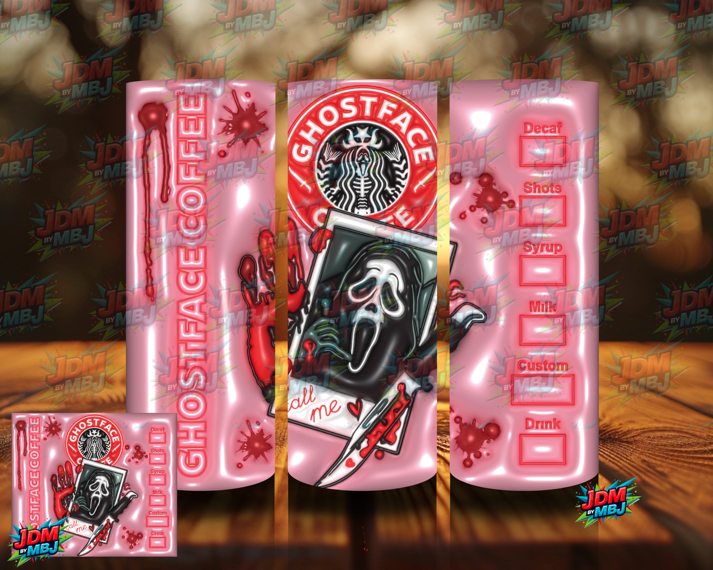 Bubble Style "Coffee" Sublimation Prints