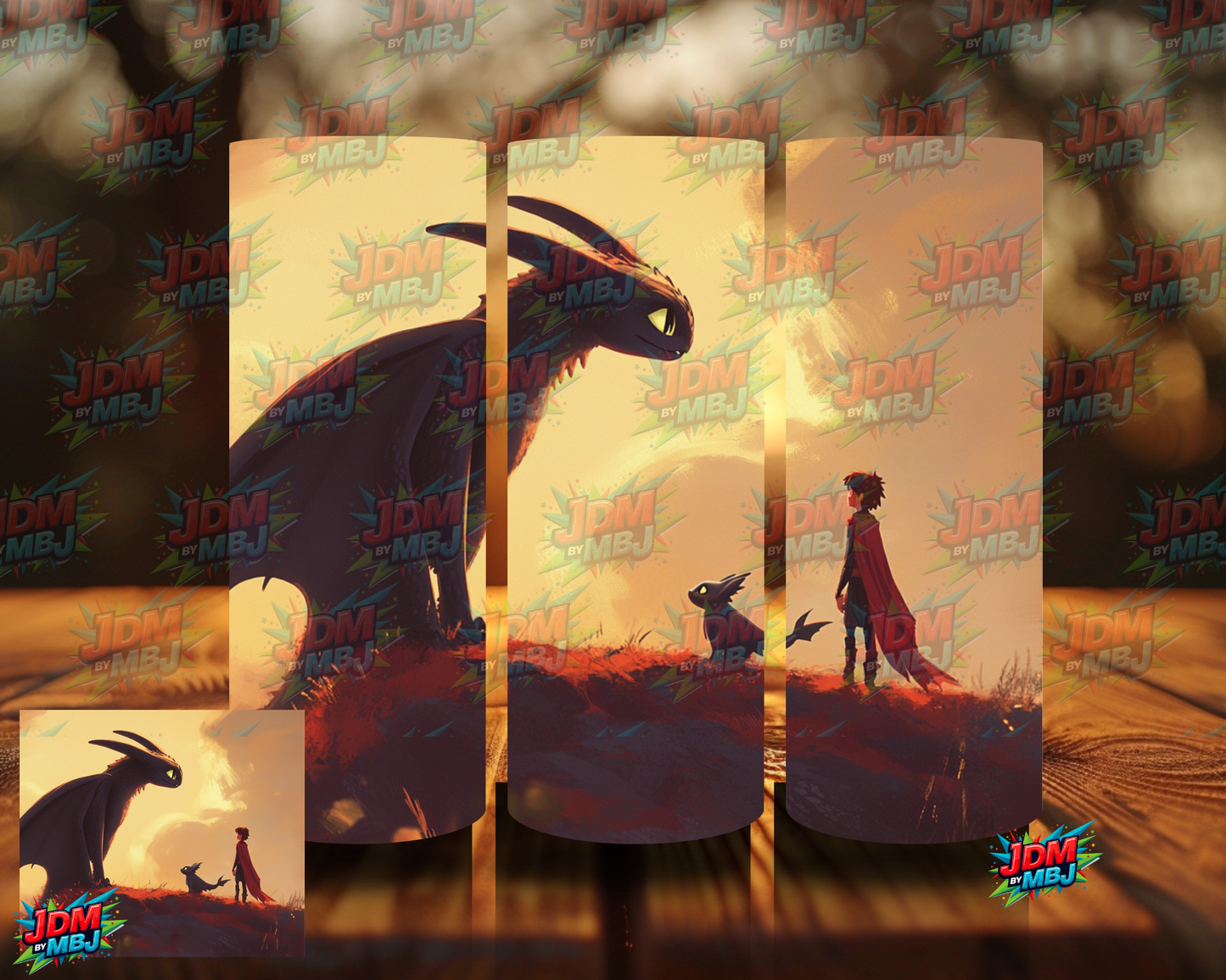 Inspired by Toothless Sublimation Prints