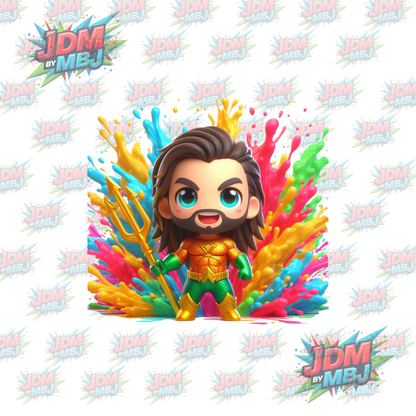 Iron On - Inspired Disney Colour Splash DTF 20cm