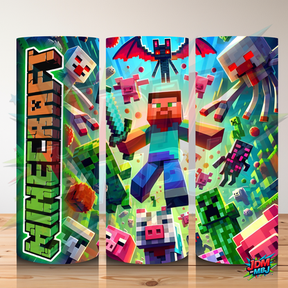 Inspirado en las impresiones de sublimación de MineCraft