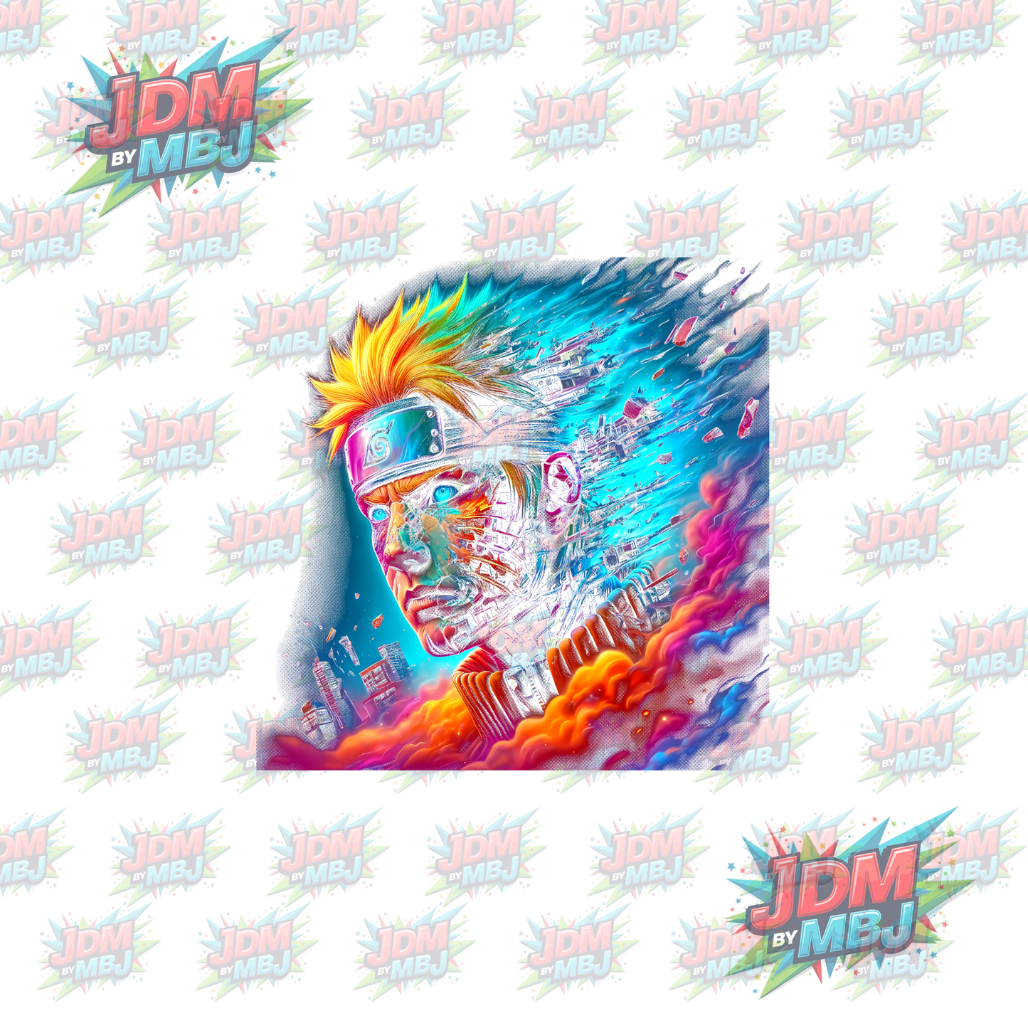 Iron On - Naruto 'Halftone' DTF