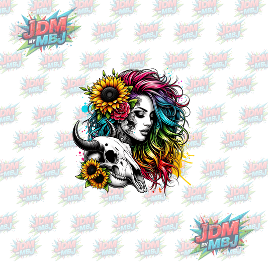 Iron On - Tattoo Girl DTF