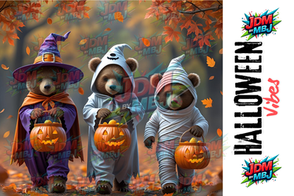 Inspirado en las impresiones de sublimación de Halloween