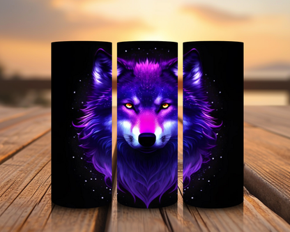 Inspirado en impresiones de sublimación de lobos