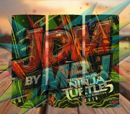 Inspirado en las impresiones de sublimación de las Tortugas Ninja Adolescentes