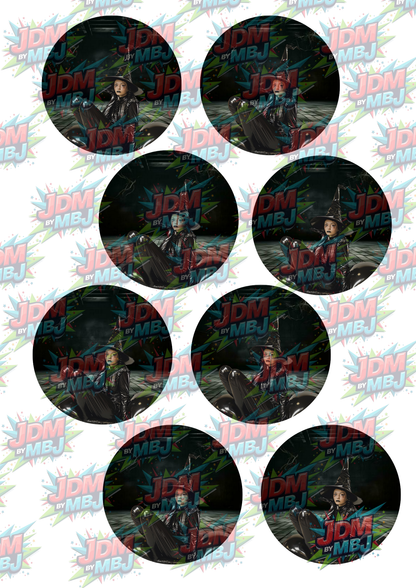 Impresiones de sublimación de posavasos para coche (8 por página)