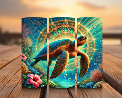 Inspirado en las impresiones de sublimación de tortugas