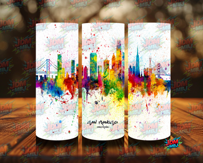 Inspired by World Maps Sublimation Prints