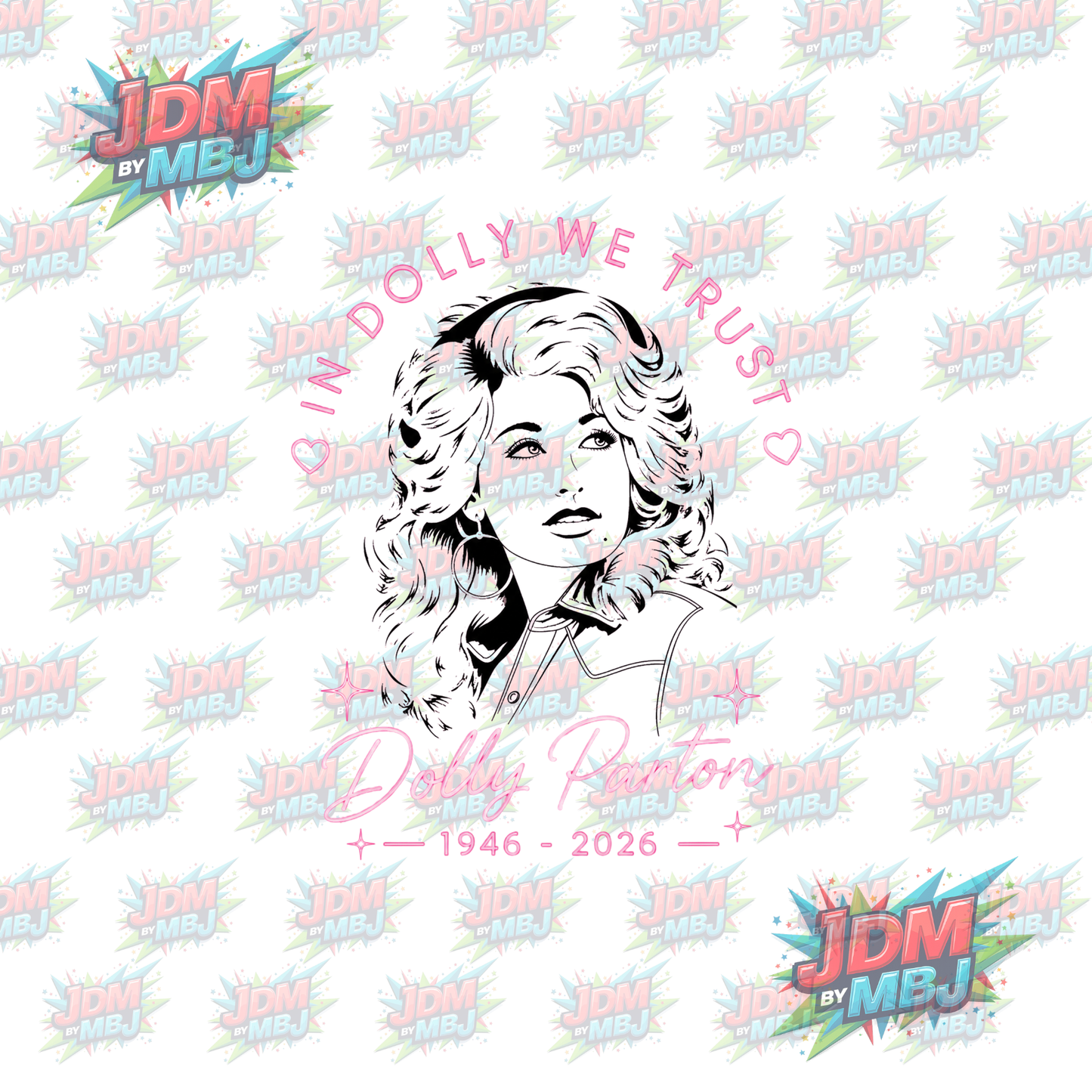 Iron On - Dolly Parton DTF