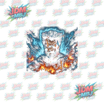 Iron On - Superhero Halftone DTF
