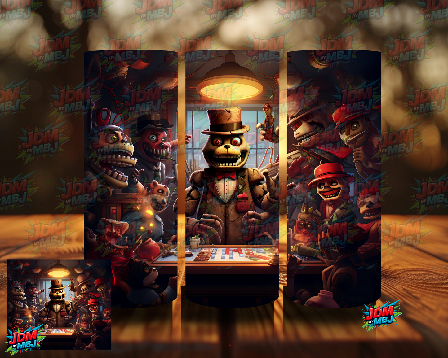 Inspired by Five Nights of Freddy Sublimation Prints
