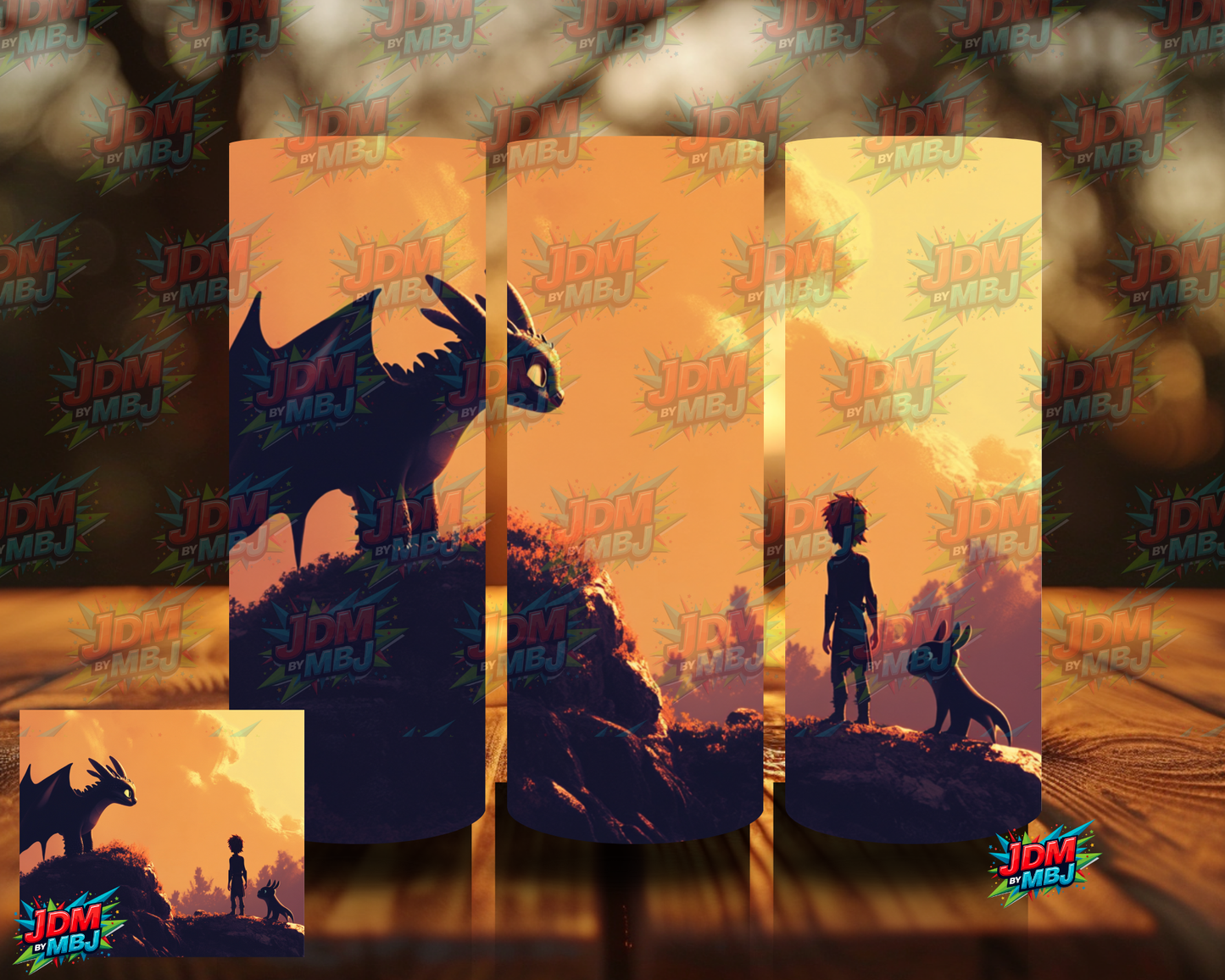 Inspired by Toothless Sublimation Prints