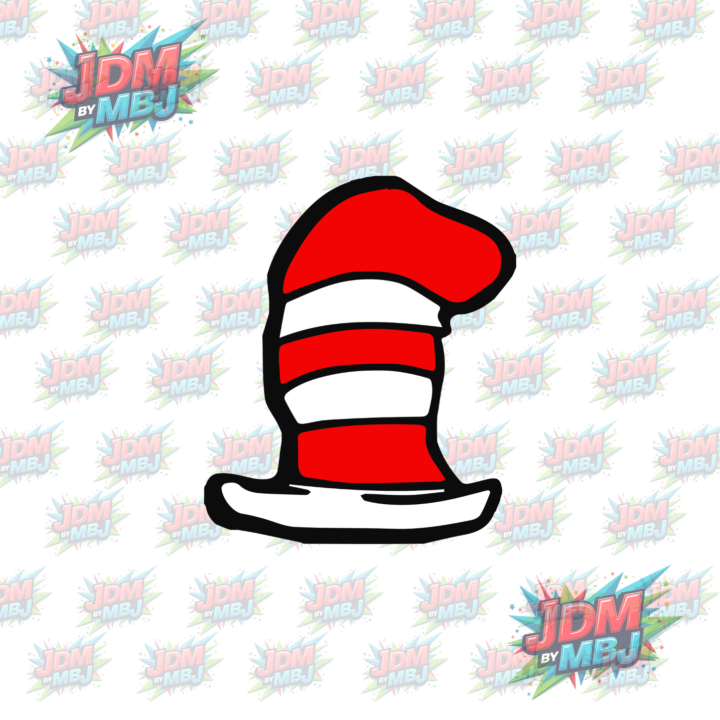 Iron On - Cat In The Hat DTF