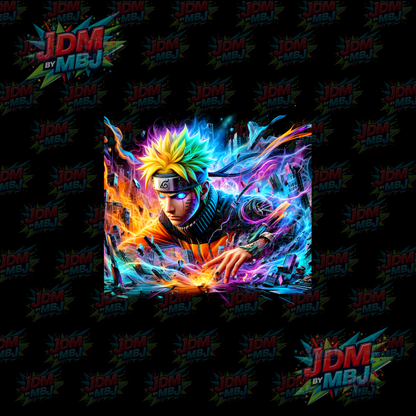 Iron On - Naruto 'Halftone' DTF